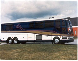 prevost bus using custom air filters 