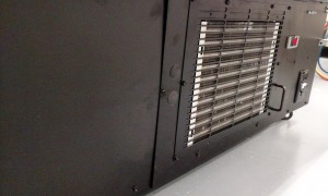 refrigerated case air intake