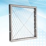 Air Filter Pad Stabilizing Frame