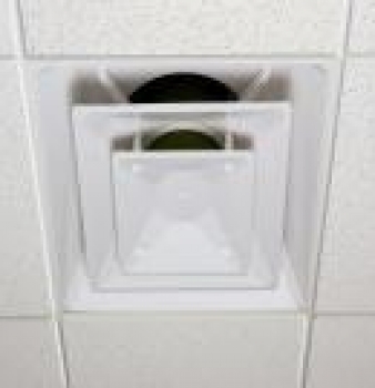 Ceiling Vent Air Diffuser Filter Captures Dust In Office