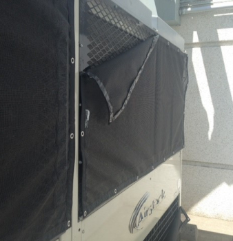 Hard to Reach Air-Handler Air Intakes Blocked By Debris