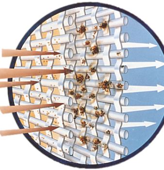 An air filter trap for even the smallest particles