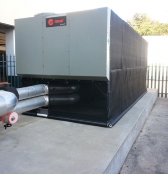 Laundry Exhaust and Cottonwood Clog Trane Chillers