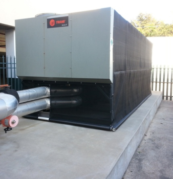 Laundry Exhaust and Cottonwood Clog Trane Chillers